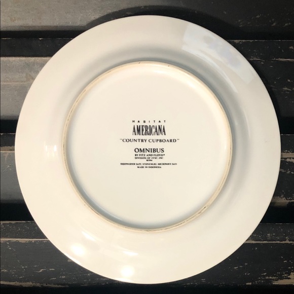 FITZ & FLOYD Habitat Americana 6.5" Saucers - Picture 3 of 4